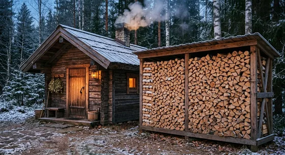 Укладка дров в Зеленоградском, проезд Тепличная, 30